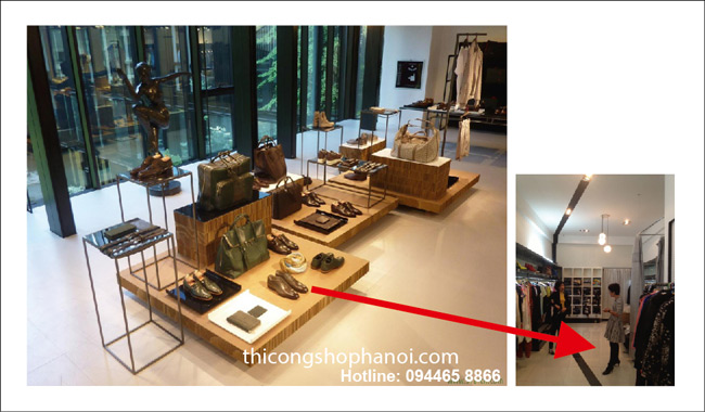 Kệ trưng bày shop thời trang