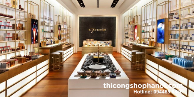 Shop mỹ phẩm Premier thiết kế bởi Oron Milshtein, Eilat – Israel