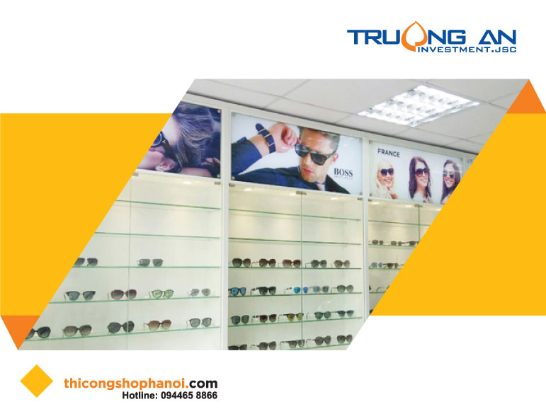 Quy trình thiết kế và thi công shop mắt kính