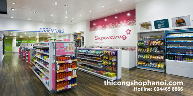 Shop mỹ phẩm BEAUTY thiết kế Dalziel và Pow, London