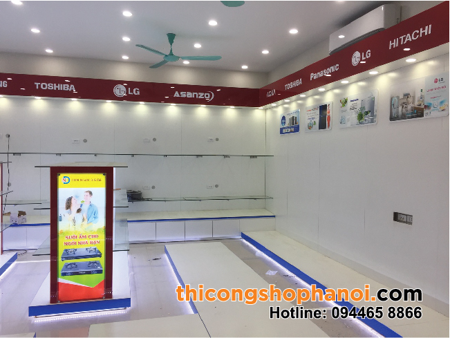 Thi công siêu thị điện máy Điền Ngân tại Thanh Văn Thanh Oai HN-10