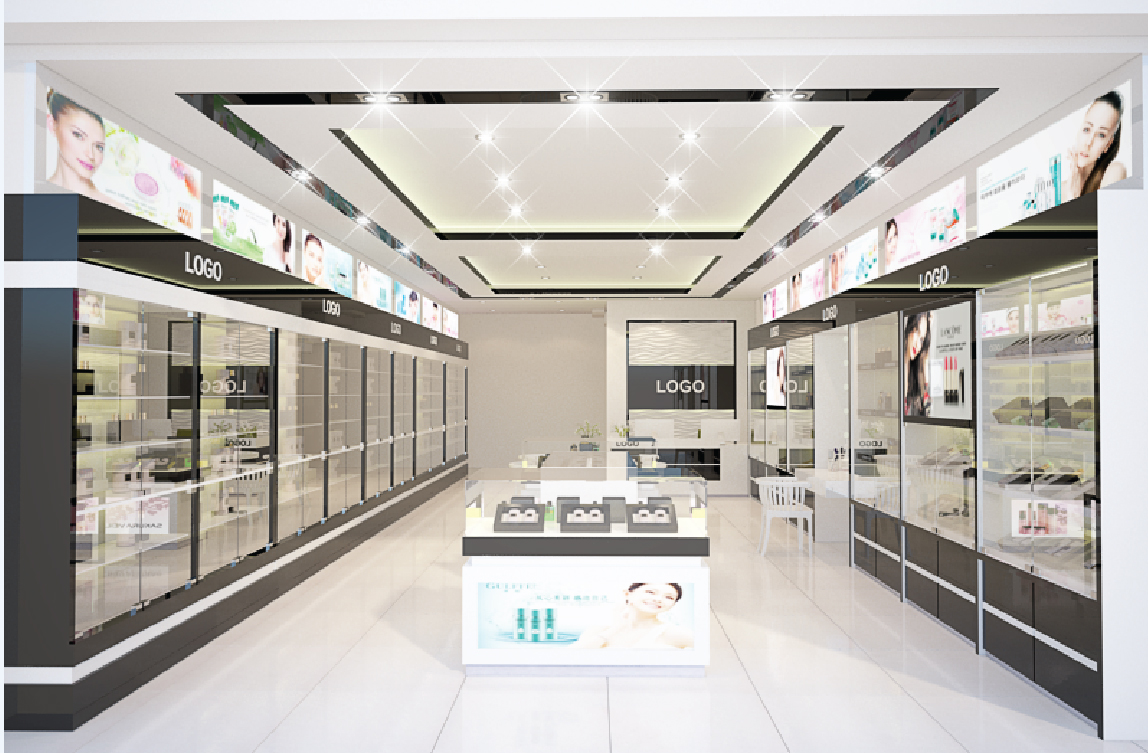 Thiết kế và thi công shop Mỹ phẩm – Vĩnh Yên Vĩnh Phúc