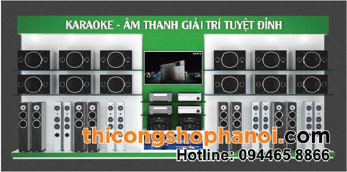 TOP 10 MẪU THiẾT KẾ SHOP, SHOWROOM, CỬA HÀNG THIẾT BỊ ÂM THANH ĐẸP