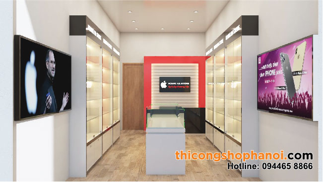 Thiết kế và thi công shop điện thoại tại HN