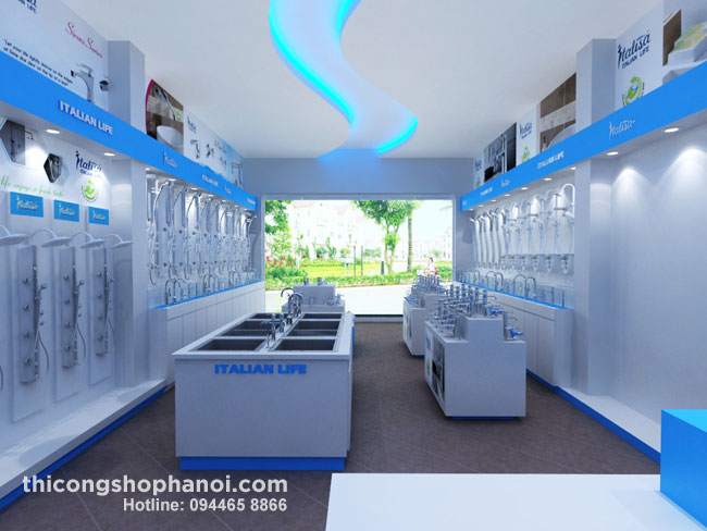 Thiết kế showroom Italisa tai 427 Ngô Gia Tự Bắc Ninh