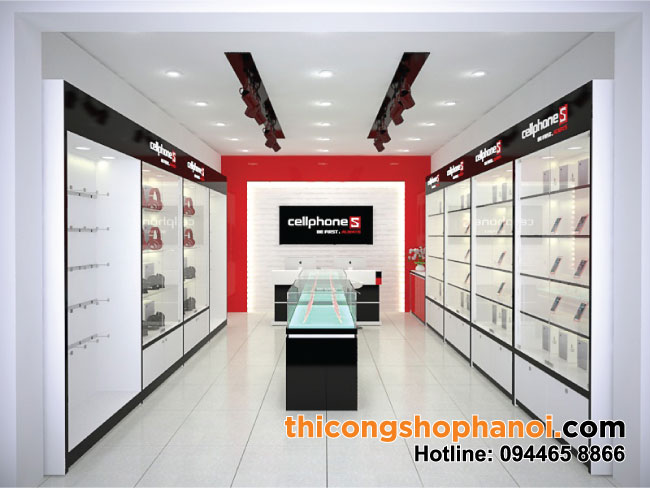 Thiết kế shop điện thoại cellphones