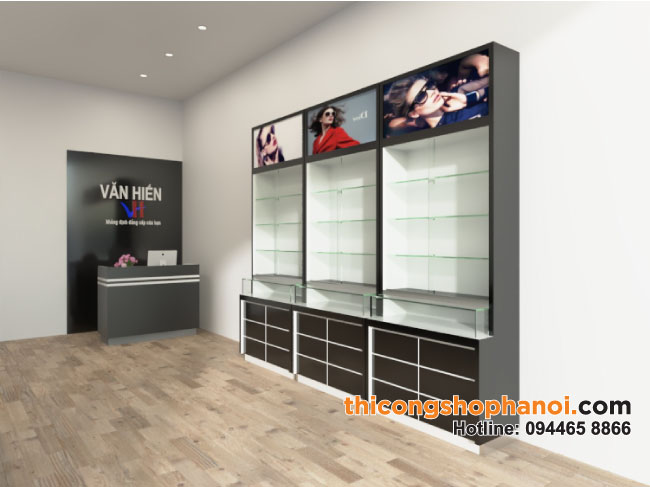 Thiết kế shop đồng hồ và kính mắt tại thị xã Sơn Tây