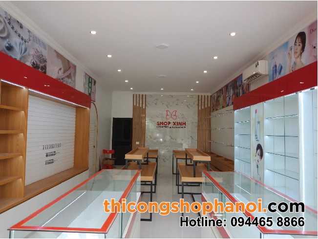 Những mẫu thiết kế shop Mỹ phẩm được yêu thích nhất hiện nay