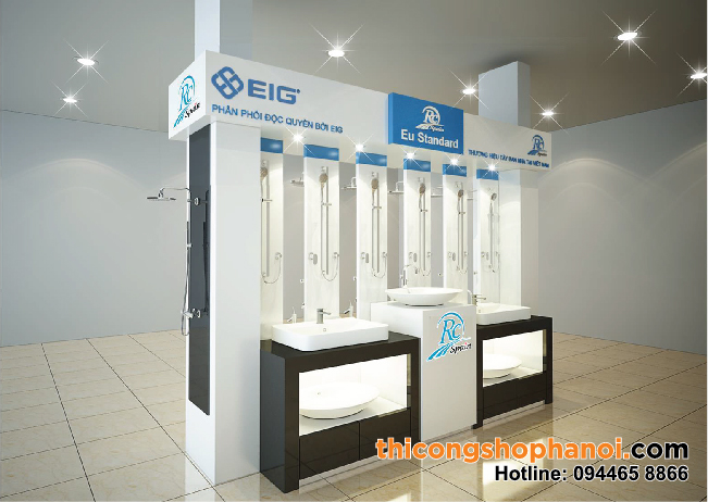 Tủ kệ sen vòi ROCA cho đại lý