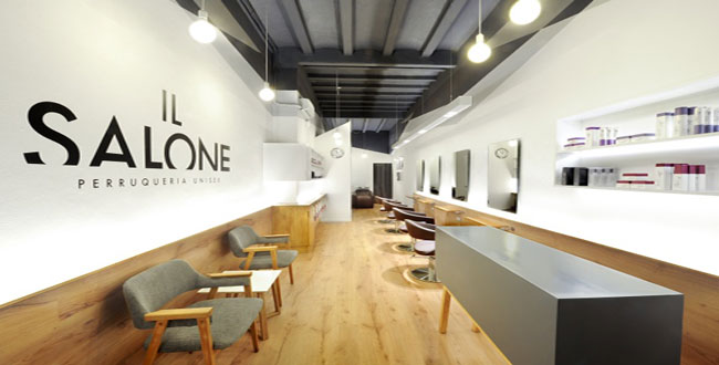 Mẫu tham khảo salon tóc Salone